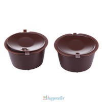 2x 350ml Refillable Drink Reusable Coffee Capsules Filter Basket Tool Reusable on sale 2x 350ml Refillable Drink Reusable Coffee Capsules Filter Basket Tool Reusable on sale