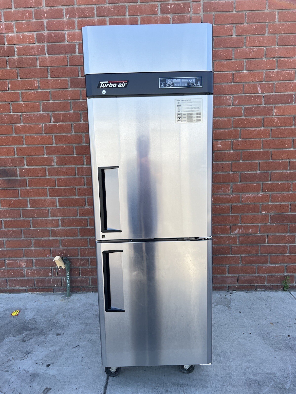 Turbo Air JRF19 Dual Temperature Refrigerator and Freezer Half Doors eBay