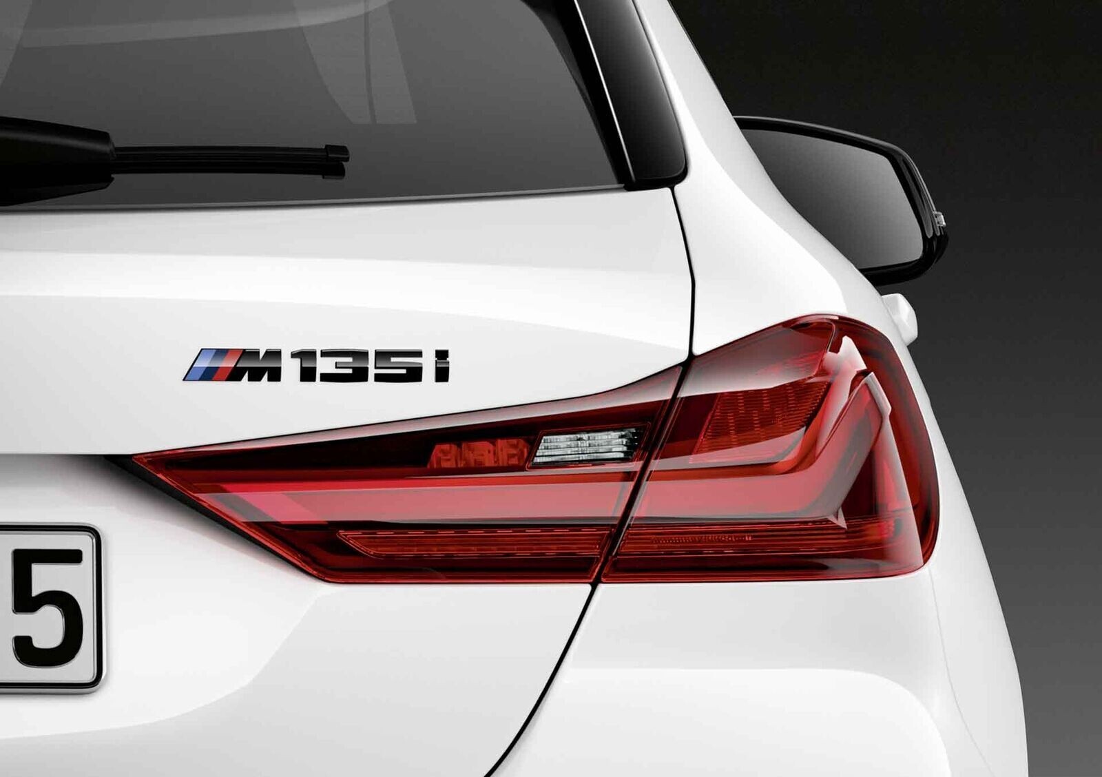 Genuine BMW M135i Badge Emblem Lettering Logo Black Painted 51142472850