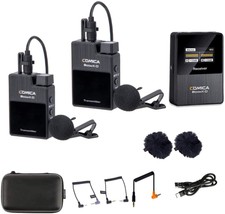 Comica Boomx-d D2 Wireless Lavalier Microphone System,2.4g