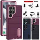 For Samsung Galaxy S24/S24+/S24 Ultra Kickstand Phone Case Cover / Accessories