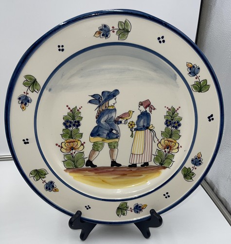 2- J.Wilfred Charles Sadek Peint A La Main Decorative Plates - Picture 3 of 5