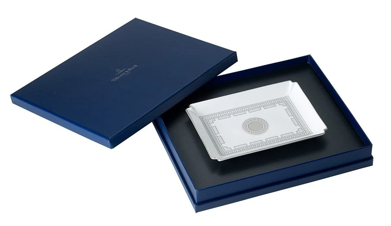 Piattino Classica Contura Gift Villeroy & Boch Grigio 12,5x17 cm in Porcellana, fotografia 5 di 7