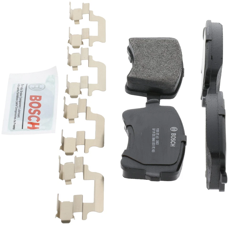 Pastillas de freno traseras semimetálicas QuietCast Bosch 2009-2010 para Audi A4 Foto 4 de 4