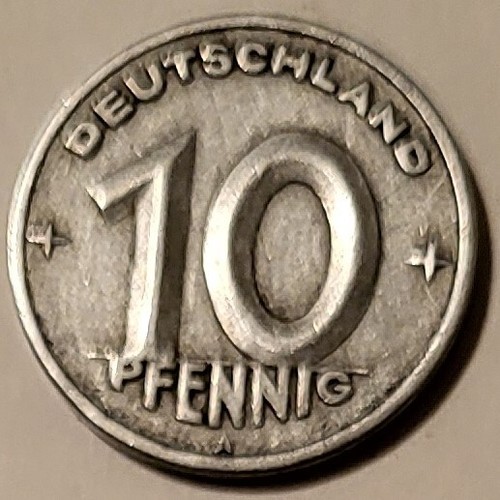 West Germany 1948 A 10 Pfennig Coin