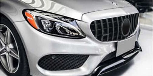 Clase E Sedán Todo Negro GT GTR Parrilla Emblema Estrella E550 E350 2014 2015 2016 Foto 4 de 4