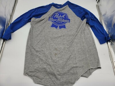 Vintage Pabst Blue Ribbon PBR Shirt 80s XL Novelty Rare