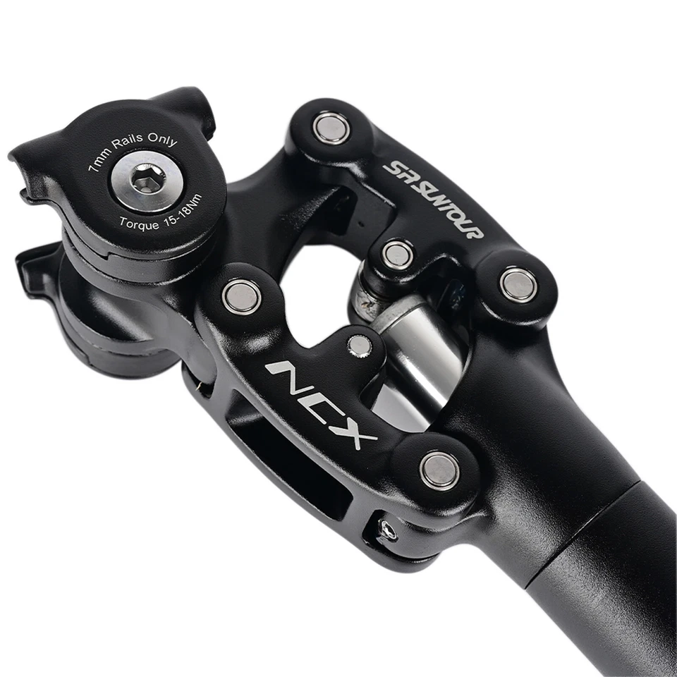 Tija de sillín con suspensión SR SUNTOUR SP12 NCX 27,2/28,6/30,4/30,8/31,6 x 350 amortiguador MTB Foto 2 de 4