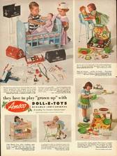 1953 Vintage ad for Amsco's Dollo-E-Toys/50's toys  American Metal Specialties C