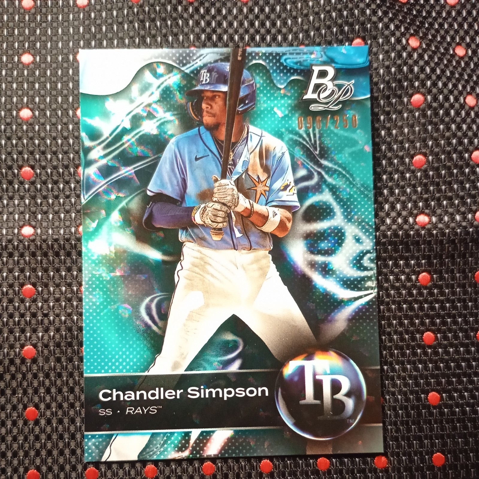 2022 Bowman Draft 1st Edition - Chandler Simpson #BD-26 Blue waves 95/250 (RC)