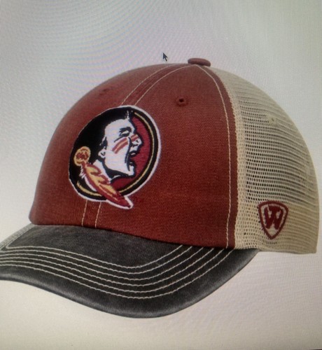 Florida State Seminoles Top of the World Offroad Trucker Adjustable Hat - Garnet - Picture 3 of 3