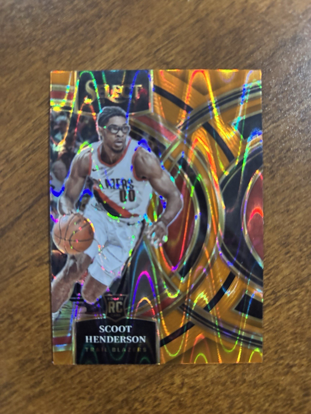 ✨2023-24 Panini Select Scoot Henderson Orange Tectonic Premier Rookie RC #129