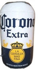 NEW XL Corona Extra Beer CERVEZA Can Inflatable 30" Tall Man Cave BAR DECOR