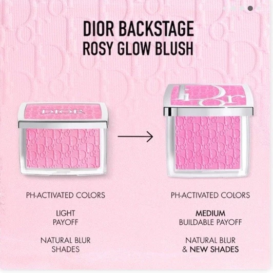 DIOR • Backstage Rosy Glow Blush • 015 Cherry • New Formula • New In Box - Image 3 of 4