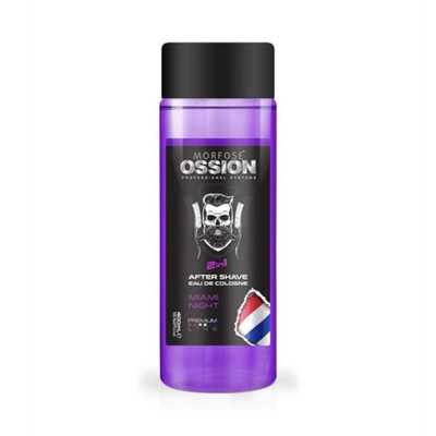 Morfose Ossion Miami Night Aftershave Eau de Cologne for Men 400ml
