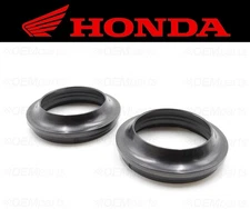 Set of (2) Honda Front Fork Dust Seal (See Fitment Chart) #91254-MEE-D01