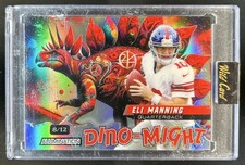 2024 Wild Card Alumination DinoMight Eli Manning Stegosaurus Mirror Red #/15