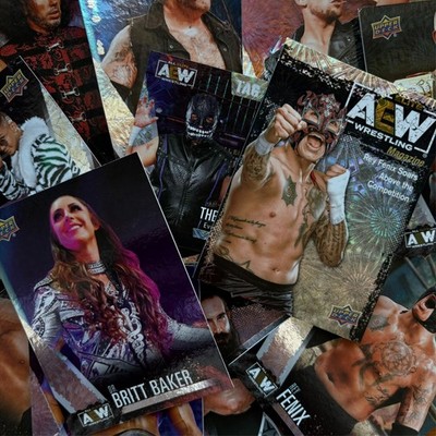AEW All Elite Wrestling Upper Deck 2021 Pyro Parallels Pick Your Cards #1-100