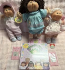 25th Anniversary Cabbage Patch Kids Babies Preemie Doll Lot (3)+ Game