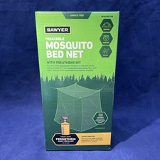 Treatable Mosquito Bed Net w/ Treatment Kit, by Sawyer New Open Box
