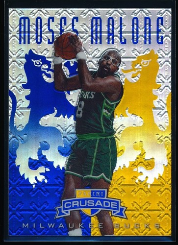 Moses Malone [Gold] #88 2012 Panini Crusade Prizm card