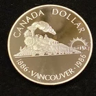 1986 Canada Royal Canadian Mint (Proof Silver Dollar) Vancouver