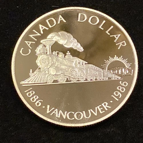 1986 Canada Royal Canadian Mint (Proof Silver Dollar) Vancouver