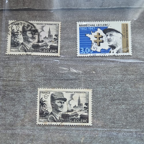 03K6 LOT DE LETTRES CARTES POSTALES 1 ER JOUR ET TIMBRES DU GENERAL LECLERC - Photo 21 sur 23