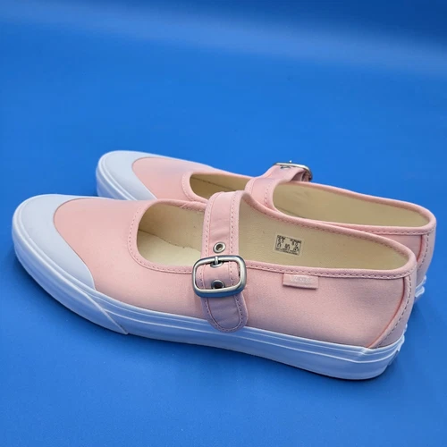 NUOVE VANS Mary Jane Sneaker Skateboard Ballet Rosa Taglia 8 Donna
