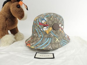 Disney×GUCCI ドナルド シグネチャー GG ロゴ ハット ☆ Gucci Donald Duck Hat | eBay