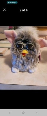 Tiger Furby Electronic Plush Toy Gray Model 70-800 1998 for Ages 8-11 Years