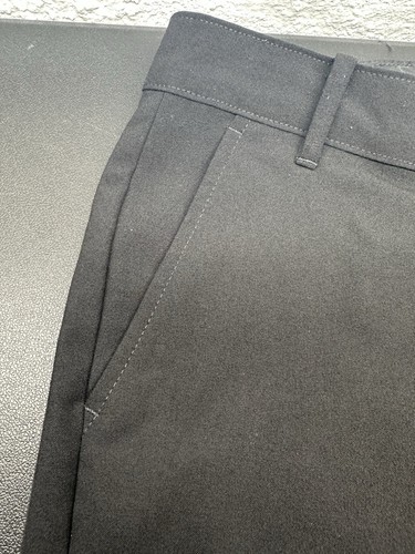 Van Heusen Black Dress Pants Straight Leg Boys Size 8 - Picture 3 of 7