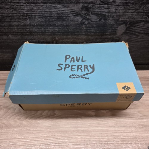 Bermudas para hombre Sperry azul marino lona con cordones zapatos de barco talla 12 - Imagen 10 de 12