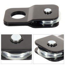 9000 Lbs 4 Ton Capacity Recover Vehicle Winch Pulley Snatch Block Black