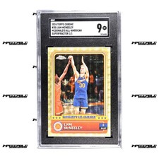 Marketplace image: 2024 Topps McDonald's A/A - #30 Liam McNeeley Rookie 1/1 SUPERFRACTOR SGC 9