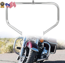 Motorcycle 1.25" Chrome Engine Guard Highway Crash Bar For Harley Touring