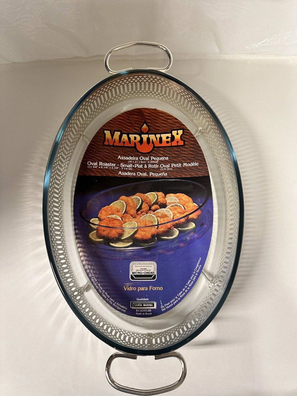 New MARINEX Clear Glass Small Oven Roaster Bakeware 2.3L
Opens in a new window or tab