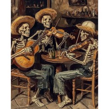 Paint by Numbers Kit for Adults Beginners 40x50 cm DIY Canvas Art Decor Set