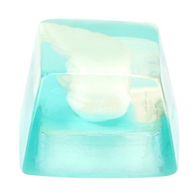 (Blaue Muschel) Resin Keycap Artisan Keycap Handgefertigte