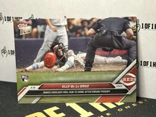 2024 Topps Now 307 Elly De La Cruz Steals Home After Errant Pick RC Rookie