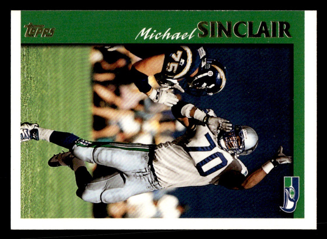 1997 Topps - Michael Sinclair #227 Football Sports Card Raw Trading Card