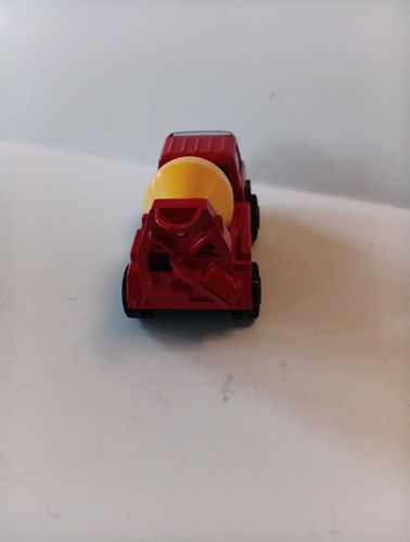 Vintage Diecast Tonka Truck Rosso Giallo Cemento Miscelatore Consegna #A3 Giappone Sciolto - Foto 4 di 5