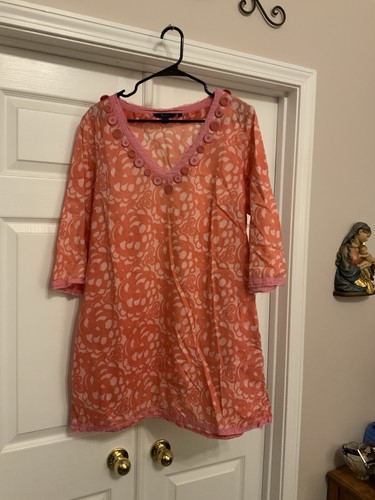 Boden Retro Kleid/Top geblümt Baumwolle