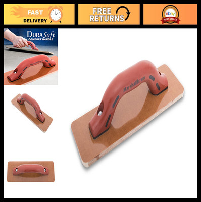 Resin Hand Float 12''x3.5'' - DuraSoft Handle, Concrete Tool for Color Hardeners,