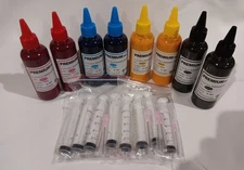 RasorInk Sublimation Ink Refills - 8 Bottles Exp 02/27 