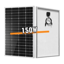REAL 150W 12V Efficient Solar Panel Mono Battery Charger for Motorhomes Trailer