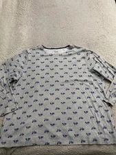 Croft & Barrow Women Bicycle Long Sleeve Crew Neck T-Shirt Gray Size 3X