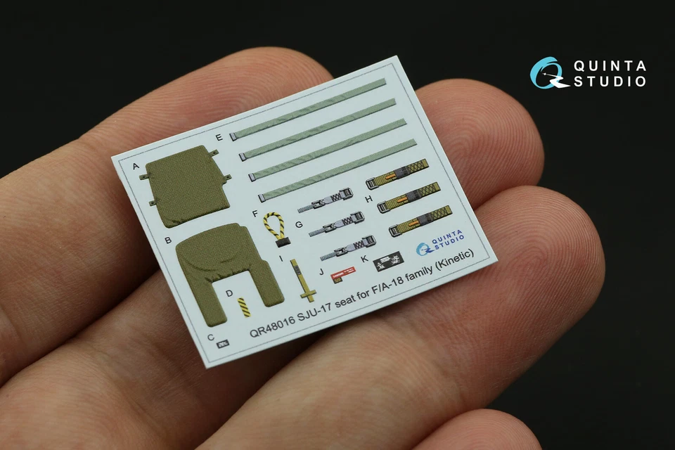 Siège éjectable Quinta Studio 1/48 SJU-17 pour famille F/A-18 (Kinetic) - Photo 3/4