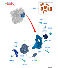Ford Focus MK2 Einspritzpumpe 1696606, Originalteil