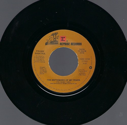 Softly As I Leave You & September of My Yeras by Frank Sinatra Reprise Records - Imagen 2 de 3